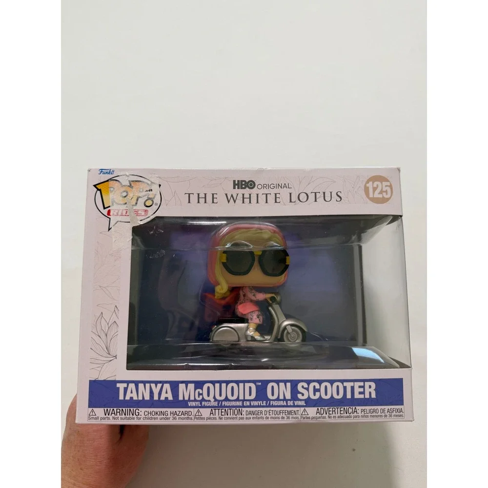 Funko Pop Rides The White Lotus Tanya McQuoid on Scooter 125 Vinyl Figure HBO